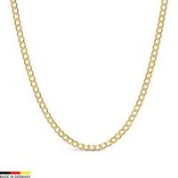 cadena barbada de oro de 18 quilates de 33 mm de grosor