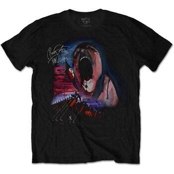 Pink Floyd Camiseta manga larga The Wall Scream Hammers para mujer