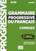 grammaire progressive du francais 3e ed corriges r avance b1rb2