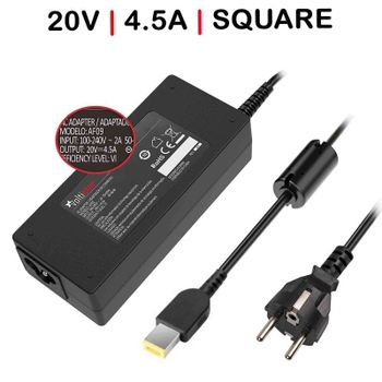 Cargador Lenovo ThinkPad X1 Carbon Series 20V 4.5A 90W Square Universal Negro