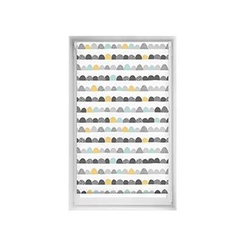Estor Estampado Easyfix - Estor Sin Herramientas Tamaño 90x150 - Estor Sin Taladro Color Semiluna | Blindecor