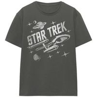 star trek tops y camisetas through space para mujer