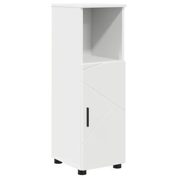Gabinete De Baño 30 X 35 X 95 Cm Madera De Ingeniería, Metal Vidaxl