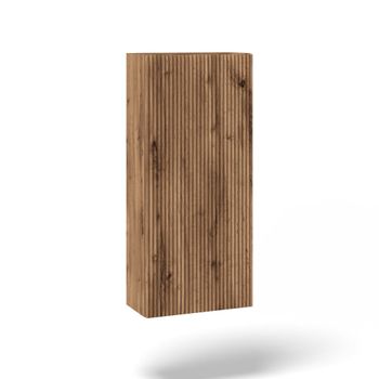 Armario de baño de pared en mdf roble