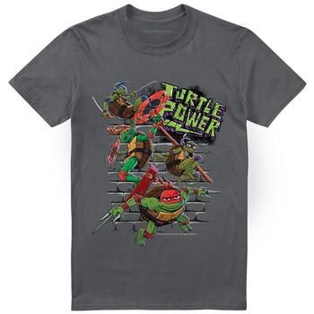Dessins Animés Camiseta Turtle Power para hombre