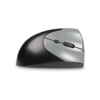 Ratón BakkerElkhuizen Handshake Inalámbrico y USB-C 6400 DPI Negro Gris Ergonómico