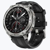 kospet tank t4 bluetooth gps 48mm amoled plata correa negra one size resistencia agua ip69k spo2 pulsometro