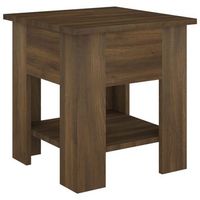 mesa de centro de diseno moderno y contemporaneo 40 x 40 x 42 cm madera de ingenieria marron dec038659
