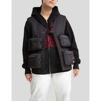 eastpak chaquetas chaleco x pleasures negro para hombre