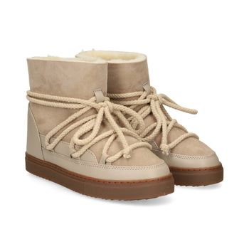 Inuikii Botines Planos Mujer - Beige Talla 41