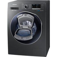 samsung washer dryer ecobubble wd80k5b10ox 8 kg  - graphite graphite