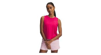 Camiseta corta under armour vanish energy rosa para mujer