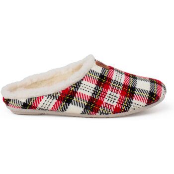 Pisamonas Pantuflas Zapatillas Casa Pura Lana Cuadros para niña