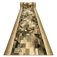 alfombra de pasillo bcf impresja verde aceituna 100 cm 100x500 cm