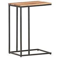 mesa auxiliar de madera maciza 35x45x65 cm vidaxl