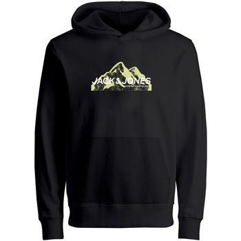 Jack & Jones Jersey 12268041 JCOMOUNTAIN LOGO SWEAT HOOD SN MNI BLACK para niño