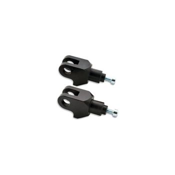 Juntas de estriberas Triumph Thruxton 900 LSL pasajero negro par