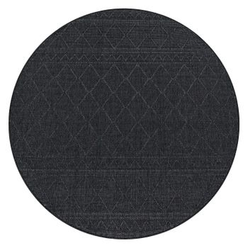 Alfombras de interior y exterior Verona gris  200 cm redondo