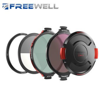 Kit de filtro para cámaras con bloqueo real Freewell 82 mm L1 para todo el día – Híbrido VND/CPL 3-10 paradas con filtros ND32 Accesorios de fotografía