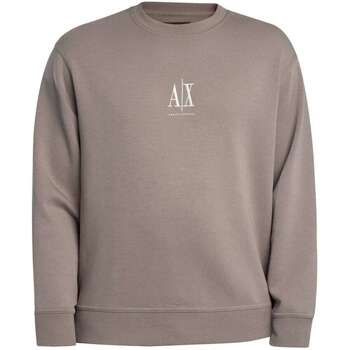 Armani Exchange Jersey Sudadera con logotipo bordado en el centro para hombre