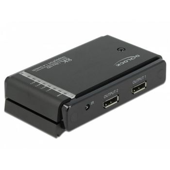 Conmutador DisplayPort DeLOCK 1.4 8K 2x1 con Control Remoto