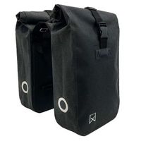 alforjas de bicicleta impermeables negro 34 l willex
