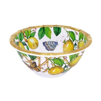 Cuenco de melamina decorado con limón ø 15 cm