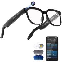 autrucker gafas inteligentes camara 4k ia altavoces fotocromaticas negras
