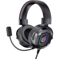 auriculares conceptronic athan03b con cable 35 mm gaming led rgb microfono negros