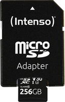 intenso 3433492 micro sd uhs-i profesional 256gb