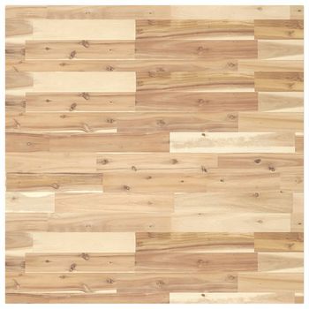 Tablero De Mesa | Tablero Escritorio Cuadrado Madera Maciza Acacia 80x80x4 Cm