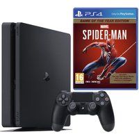 sony playstation 4  marvels spider-man game of the year edition bundle - 500 gb