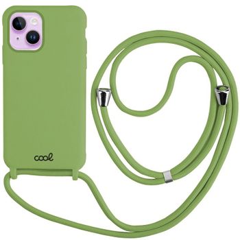 Cool Funda Cordón Liso Pistacho para iPhone 14