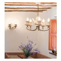 aplique jarra y olla 2 luces