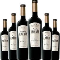 angeles de amaren angeles de amaren crianza 145 vol tempranillo y gr - pack 6 botellas 75 cl - 145 vol