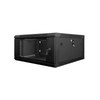 bastidor de pared lanberg wf01-6604-10b 4u 19 60kg negro ip20 cristal templado
