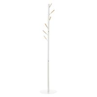 perchero de pie 35x35x174 cm blanco