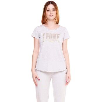 Leone 1947 Camiseta Woman Short Sleeves Gold Silver para mujer