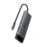 hub tp-link 7 puertos 5 gbps uh7020c con hdmi y lector sdmicrosd