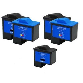 Compatible Multipack Dell A720 Printer Ink Cartridges (5 Pack) -T0529