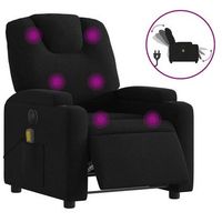sillon de salon  silla  sillon reclinable de masaje electrico tela negro