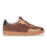 wonders para mujer ap-2010 zapatillas de piel lai marron 38 plano serraje cordones casual