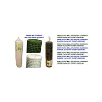 pluvia malla plastica cuadrada verde 290gm2 05x05x1m r25m