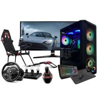 pc racing pack simracing mk ii intel core i7-12700f32gb1tb ssdrtx 4060 ti  monitor  perifericos