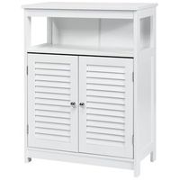 mueble de bano de madera mueble de almacenamiento para bano 60 x 305 x 80 cm color blanco