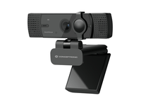 webcam 4k conceptronic amdis 83mp usb 357mm angulo vision 80a autofocus microfono dual adaptado