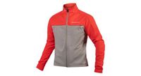 chaqueta de manga larga endura windchill ii roja   gris