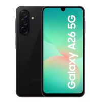 samsung galaxy a26 5g smartphone pantalla super amoled de 67 doble sim camara triple de 50mp bateria de 5000mah carga rapida procesador exynos sin cabeza de carga