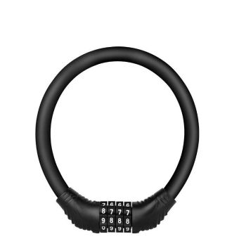 Candado de cable de combinación antirrobo de 4 dígitos para bicicleta, motocicleta, scooter