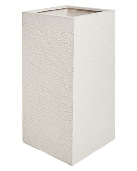 Maceta de exterior de cerámica beige h70